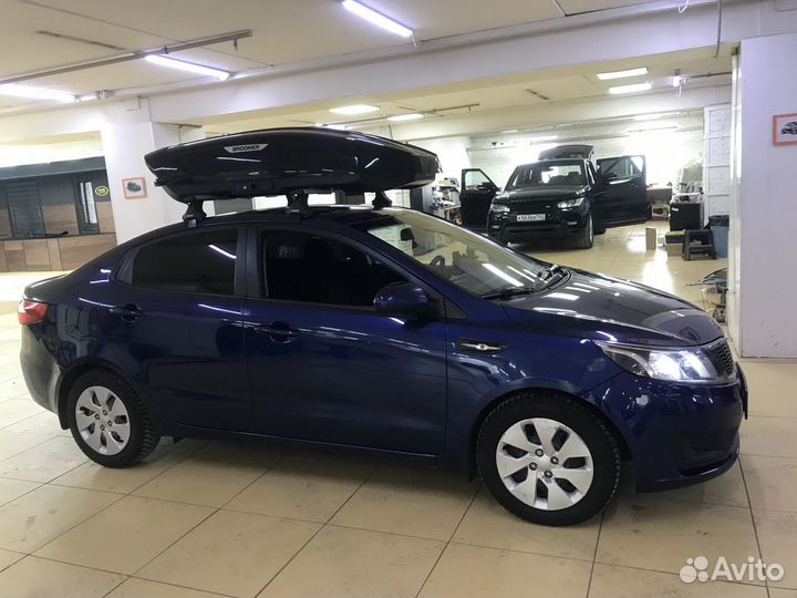Автобокс на крышу Kia Rio. 430 литров