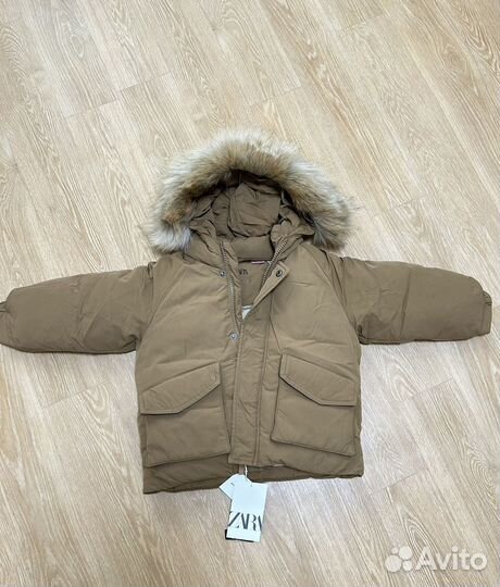 Пуховик детский Zara kids 80,86