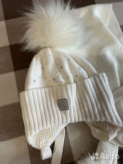 Комплект шапка, шарф