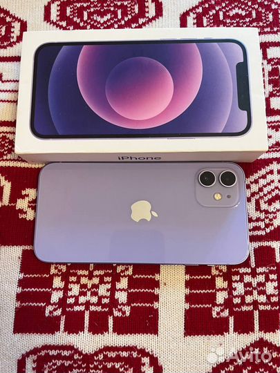iPhone 12 128 Purple 100 батарея