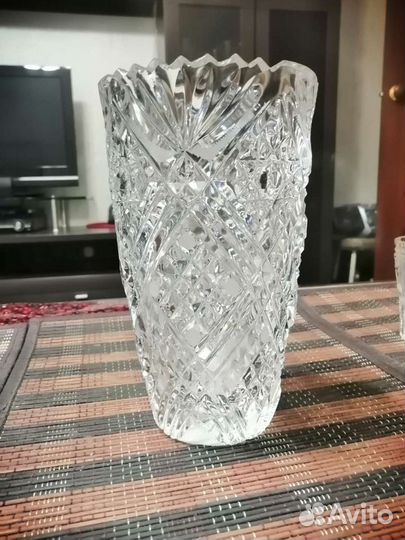 Хрусталь ваза, рюмки СССР