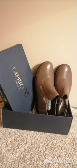 Caprice ботинки кожа осенние 38,5 H