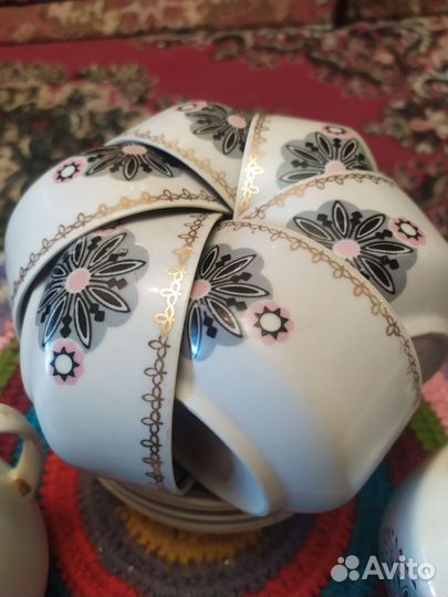 Чайный сервиз СССР (Старая Рига)