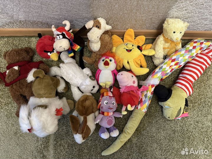 Мягкие игрушки и пупс