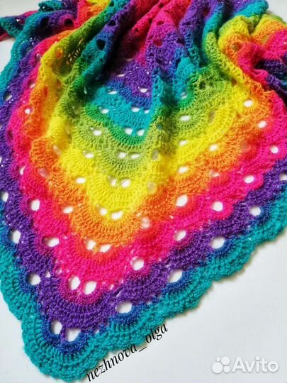 Бактус, шаль, платок