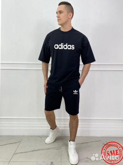 Спортивный костюм adidas (футболка+шорты)