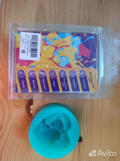 Форма силиконовая мишка тедди