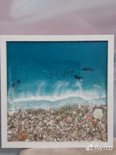 Интерьерная картина из эпоксидной смолы