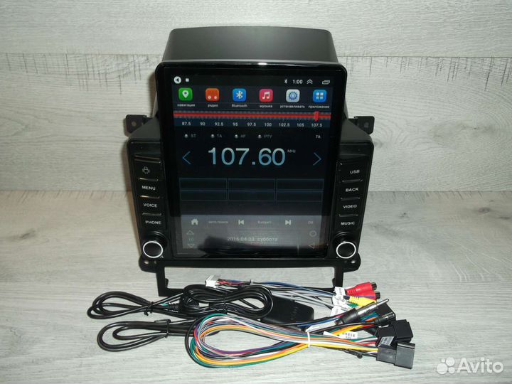 Магнитола Chevrolet Captiva Android в стиле Тесла