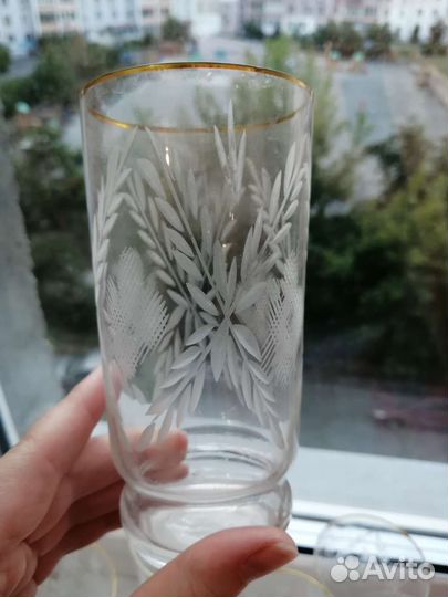 Стаканы из тонкого стекла