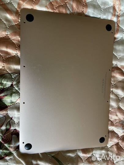 Чехол для macbook retina 12 a1534 крышка поддон