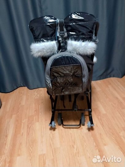 Детские санки коляска