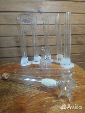 Стеклянные химические колбы