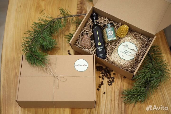 Подарочный набор, Кедровый бокс, подарок