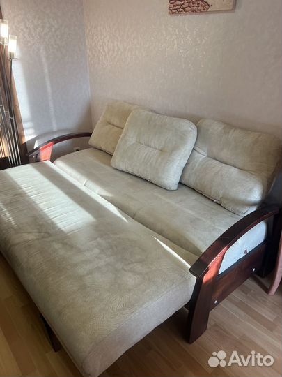 Диван прямой раскладной бу