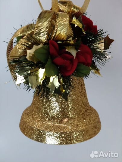 Винтажнаямновогдня игрушка колокольчик Швейцария