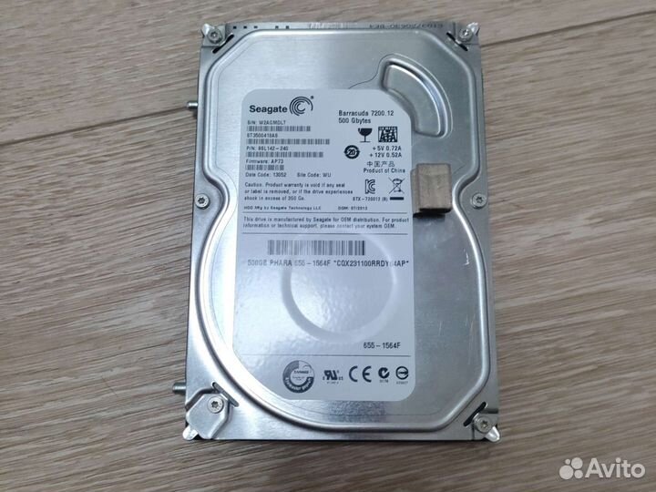 Hdd 500gb seagate barracuda 7200.12