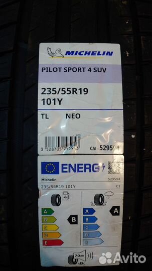 Michelin Pilot Sport 4 SUV 235/55 R19 101Y