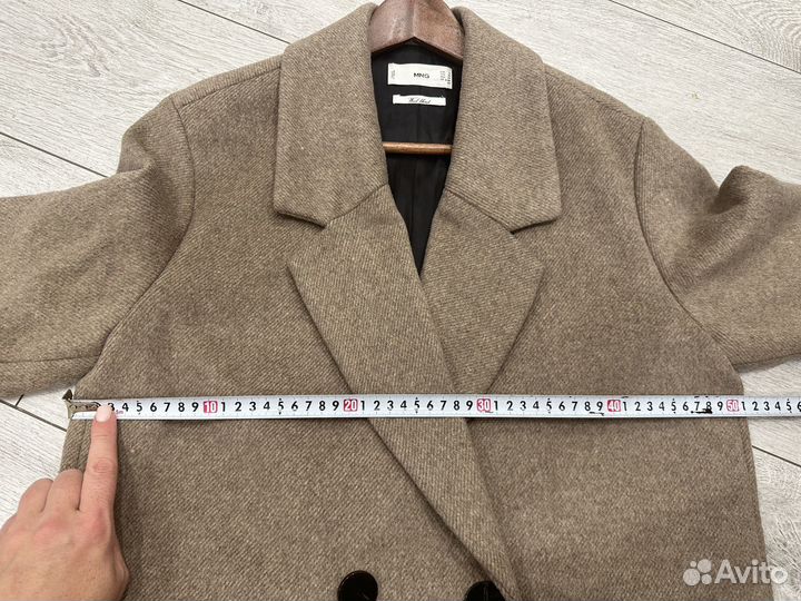 Пальто пиджак Mango шерсть 44