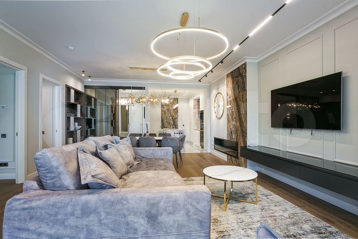 3-к. апартаменты, 131 м², 11/19 эт.