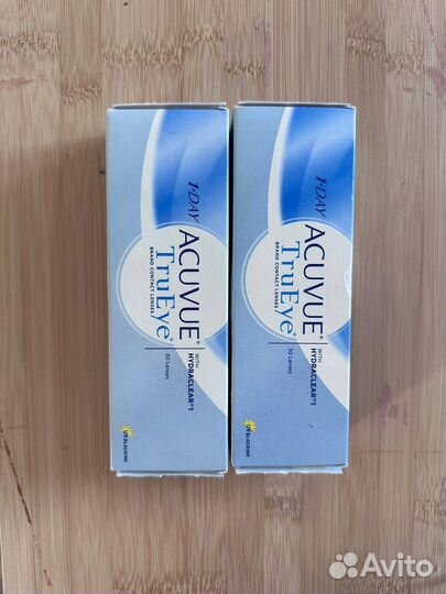 Контактные линзы Acuvue 1 Day Trueye (новые)