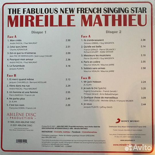 Mireille Mathieu – The Fabulous New French Singing