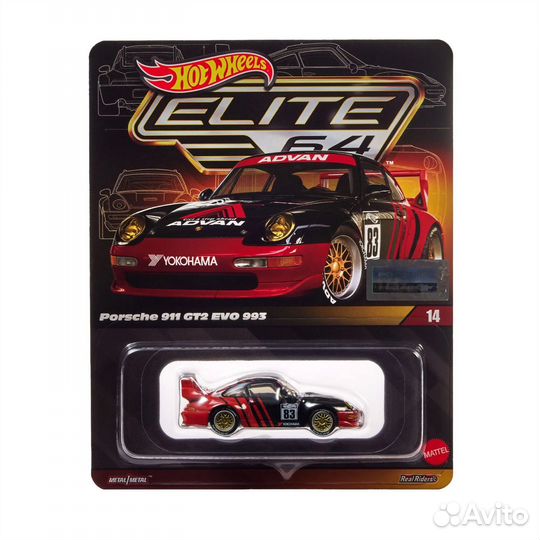 Hot Wheels Elite 64 Porsche 911 GT2 EVO 993