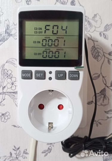 Терморегулятор+таймер 3,6 кВт