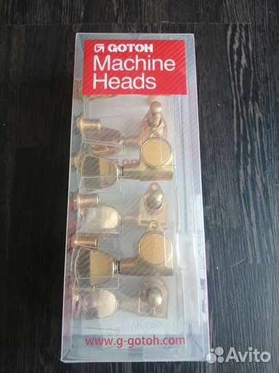 Колки гитарные Gotoh SG301-04, gold, 3+3