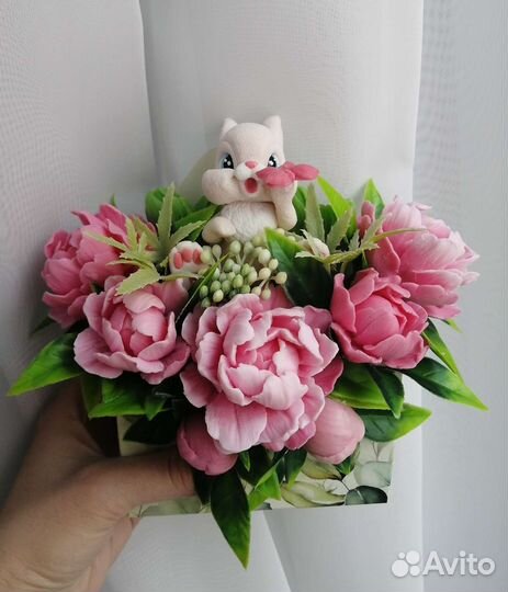 Букет из мыла ручной работы