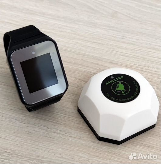 Беспроводная система/кнопка вызова официанта часы