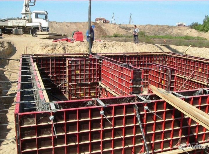 Опалубка фундамента: аренда, продажа