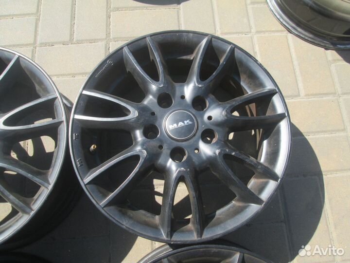 Черные диски Мак R15 (5*112) из Японии