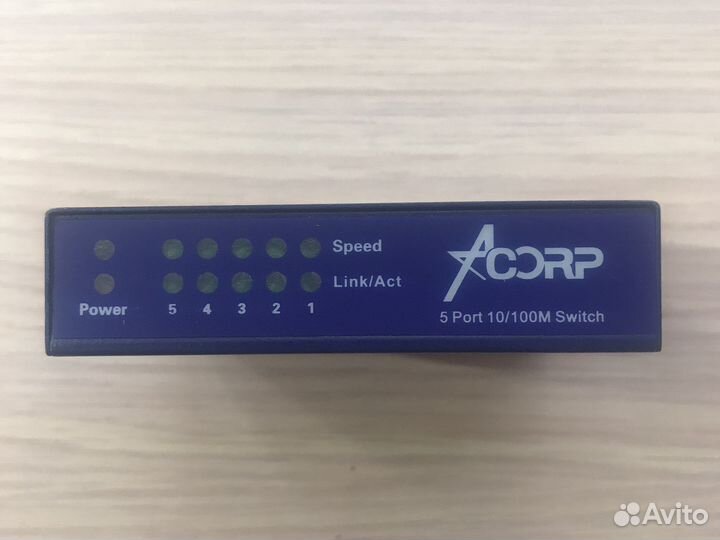 Коммутатор (switch) Acorp HU5D Ver 2.0