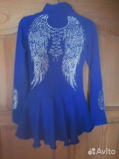 Платье для девочки для фигурного катания. Рост 122