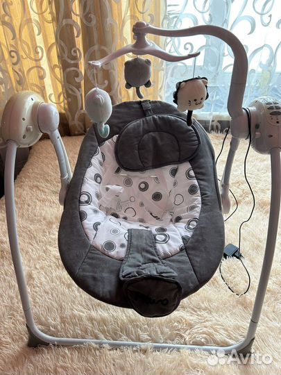 Электронные качели для новорожденных
