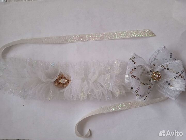 Заколка-повязка на шишку