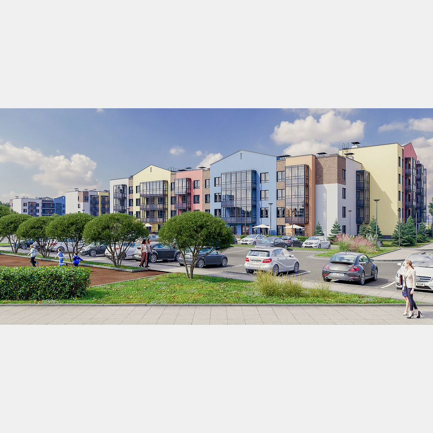 2-к. квартира, 56,5 м², 4/5 эт.
