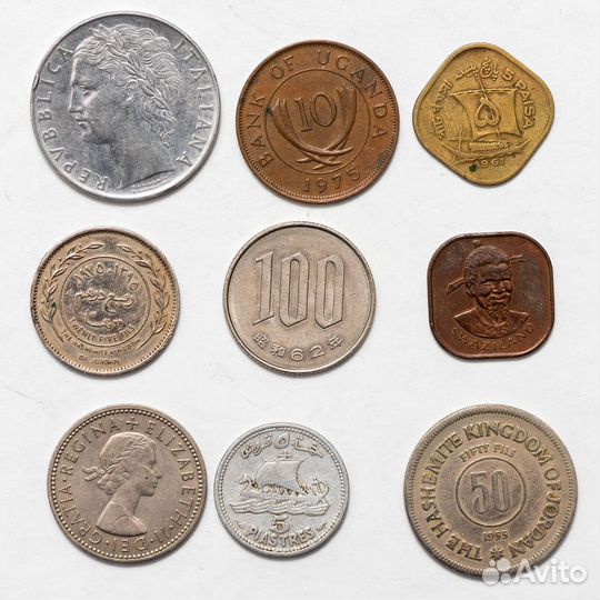 Монеты разные