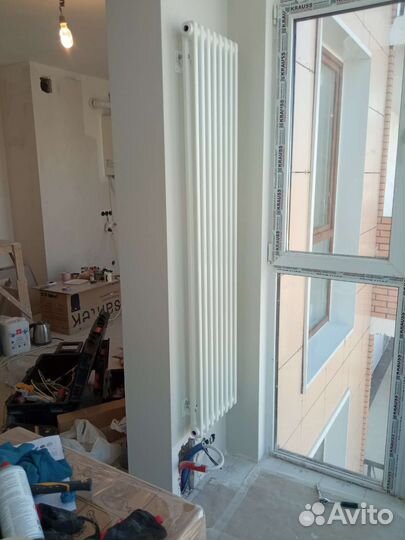 Монтаж радиаторов отопления