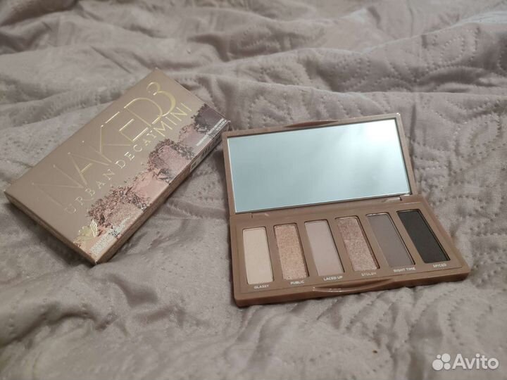 Палетка теней naked3 urban decay mini