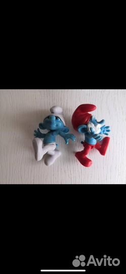Фигурки смурфики с детальной проработкой