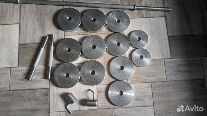 Набор штанга и гантели разборные 50 кг