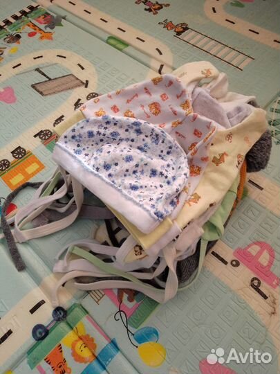 Детские шапочки для новорожденных