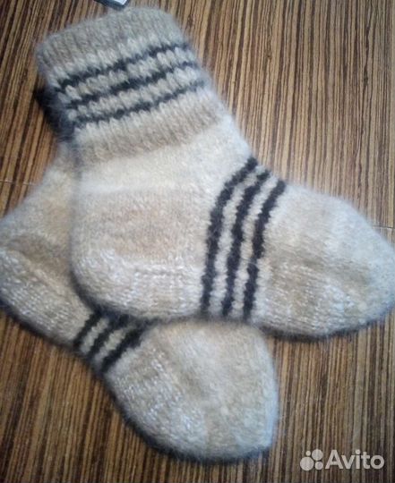 Носочки из собачьей шерсти