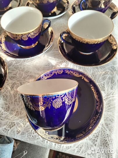 Сервизы чайные фарфоровые СССР