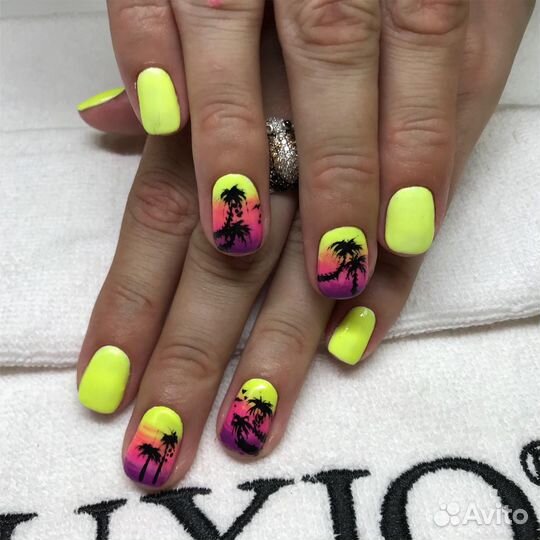 Маникюр с покрытием гель лак