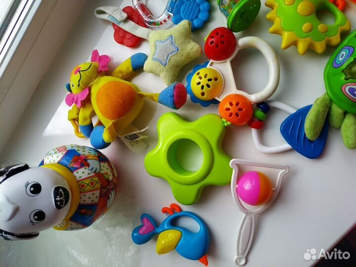 Игрушки погремушки пакетом