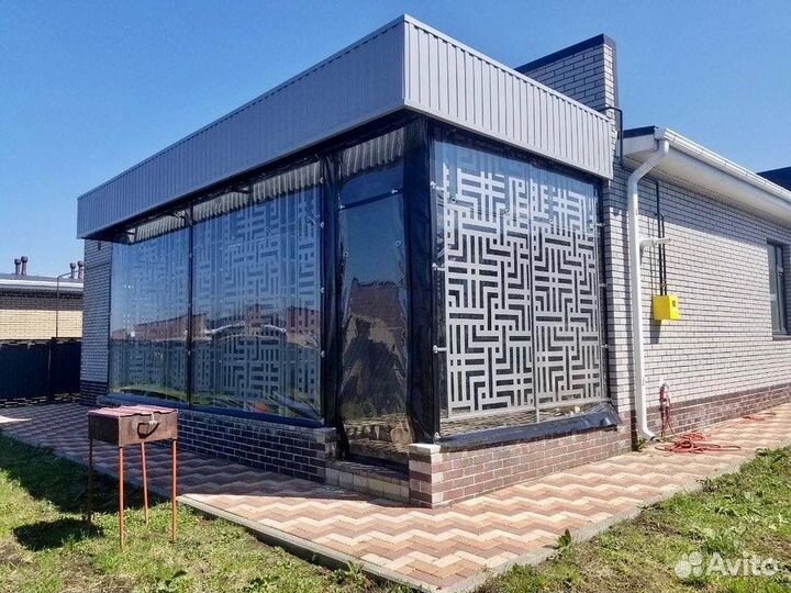 Мягкие окна для беседки, веранды, террасы