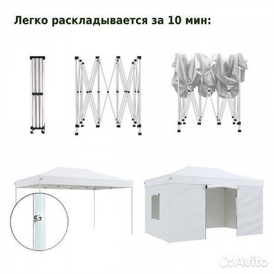 Тент шатер автоматический